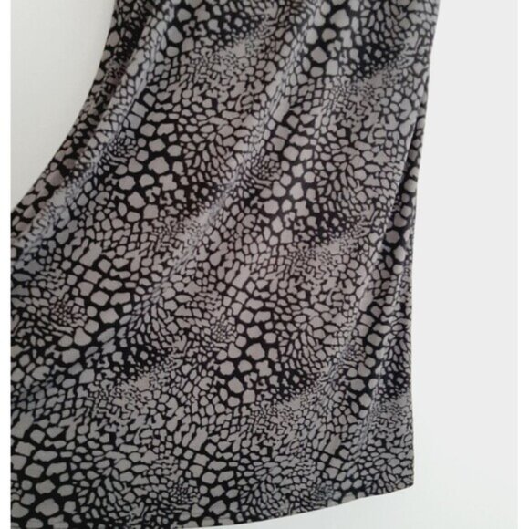GEORGE Stretchy Fitted Babydoll Style Mini Dress Abstract Animal Print Sz XL - Picture 5 of 15